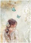 Stamperia A4 rizspapír csom. - Masquerade lady butterfly