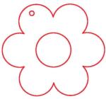 Penta collection Fafigura, 5 db/csomag - virág 308