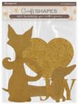 Stamperia MDF figurák: Furry Friends dog and cat silhouette