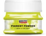 Pentart Pigmentpor sötétben világító, világoszöld 12 g