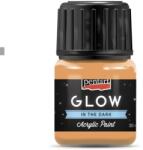 Pentart GLOW sötétben világító akrilfesték 30 ml narancs