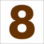 Penta collection Fabetű 20mm, 8 db/csomag 8