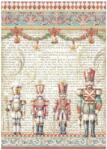 Stamperia A4 rizspapír csom. - The Nutcracker soldiers