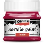 Pentart Matt akrilfesték 50 ml vörösbor