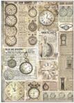 Stamperia A4 rizspapír csom. - - Brocante Antiques clocks
