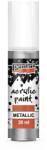 Pentart Metál akrilfesték 20 ml csillogó ezüst