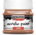 Pentart Matt akrilfesték 50 ml vörösbarna agyag