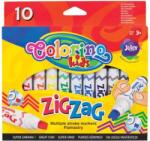 Penta Collection Colorino ZIG-ZAG vágott hegyű 10db-os filctollkészlet 3+