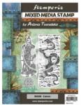 Stamperia Mixed Media Stamp cm 15x20 Sir Vagabond Japánban sárkány