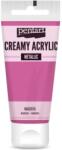 Pentart Krémes akrilfesték metál 60 ml magenta