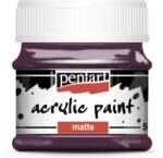 Pentart Matt akrilfesték 50 ml padlizsán