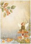 Stamperia DFSA41059 - A4 rizspapír csom. - Whispering woods fairy