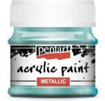 Pentart Metál akrilfesték 50 ml metál türkiz