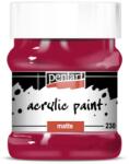 Pentart Matt akrilfesték 230 ml vörösbor