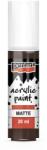 Pentart Matt akrilfesték 20 ml sötétbarna