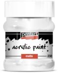 Pentart Matt akrilfesték 230 ml titánfehér
