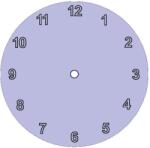 Penta collection Fa óralap kerek arab számmal 1, 15 cm-es