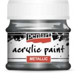 Pentart Metál akrilfesték 50 ml rokokóezüst