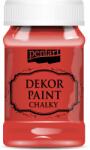Pentart Dekor krétafesték 100 ml piros