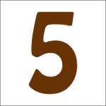 Penta collection Fabetű 25mm, 8 db/csomag 5