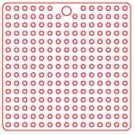 Penta collection Fafigura, 4 db/csomag - négyzet 343