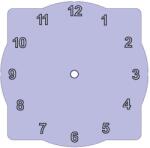 Penta collection Fa óralap hullámos arab számmal 5, 15 cm-es