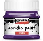 Pentart Matt akrilfesték 50 ml ametiszt