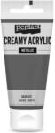 Pentart Krémes akrilfesték metál 60 ml grafit