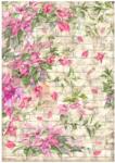 Stamperia A4 rizspapír csom. - Blue Dream bougainvillea