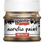 Pentart Metál akrilfesték 50 ml csillogó bronz