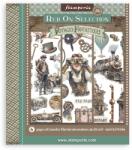 Stamperia DFLRBXG01 - Rub on kit cm 20, 5x23 6 pages - Voyages Fantastiques