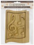 Stamperia MDF figurák: Music notes