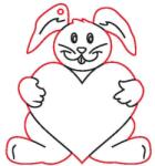 Penta collection Fafigura, 5 db/csomag - nyuszi 260