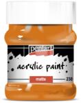 Pentart Matt akrilfesték 230 ml narancs