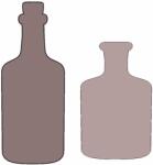 Stamperia MDF figura: Bottles