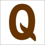 Penta collection Fabetű 25mm, 8 db/csomag Q