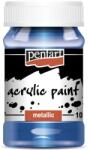 Pentart Metál akrilfesték 100 ml kék