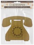 Stamperia MDF figurák: Golden Harmony Telephone