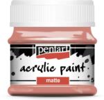 Pentart Matt akrilfesték 50 ml korall