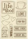 Stamperia Fa figura - A5 - "Life is good