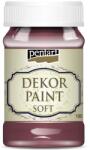 Pentart Dekor krétafesték 100 ml burgundi vörös