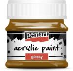 Pentart Fényes akrilfesték 50 ml világosbarna