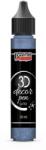 Pentart 3D dekortoll csillogó 30 ml kékezüst