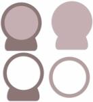 Stamperia MDF figura: Snowglobes