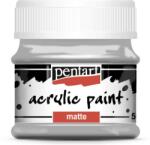 Pentart Matt akrilfesték 50 ml szürke