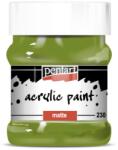 Pentart Matt akrilfesték 230 ml oliva