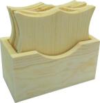 Penta collection Poháralátét tartóval, 11, 5 x 6 x 6, 5 cm, íves négyszögletű