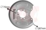 VAN WEZEL Ochranný plech proti rozstreku, Brzdový kotúč VAN WEZEL 3225373 (3225373)
