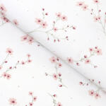 Goldea pamutvászon - cseresznyevirágok 160 cm