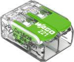 Wago Oldható vezetékösszekötő 20A/300v, 2X0, 14-4mm2 221-422